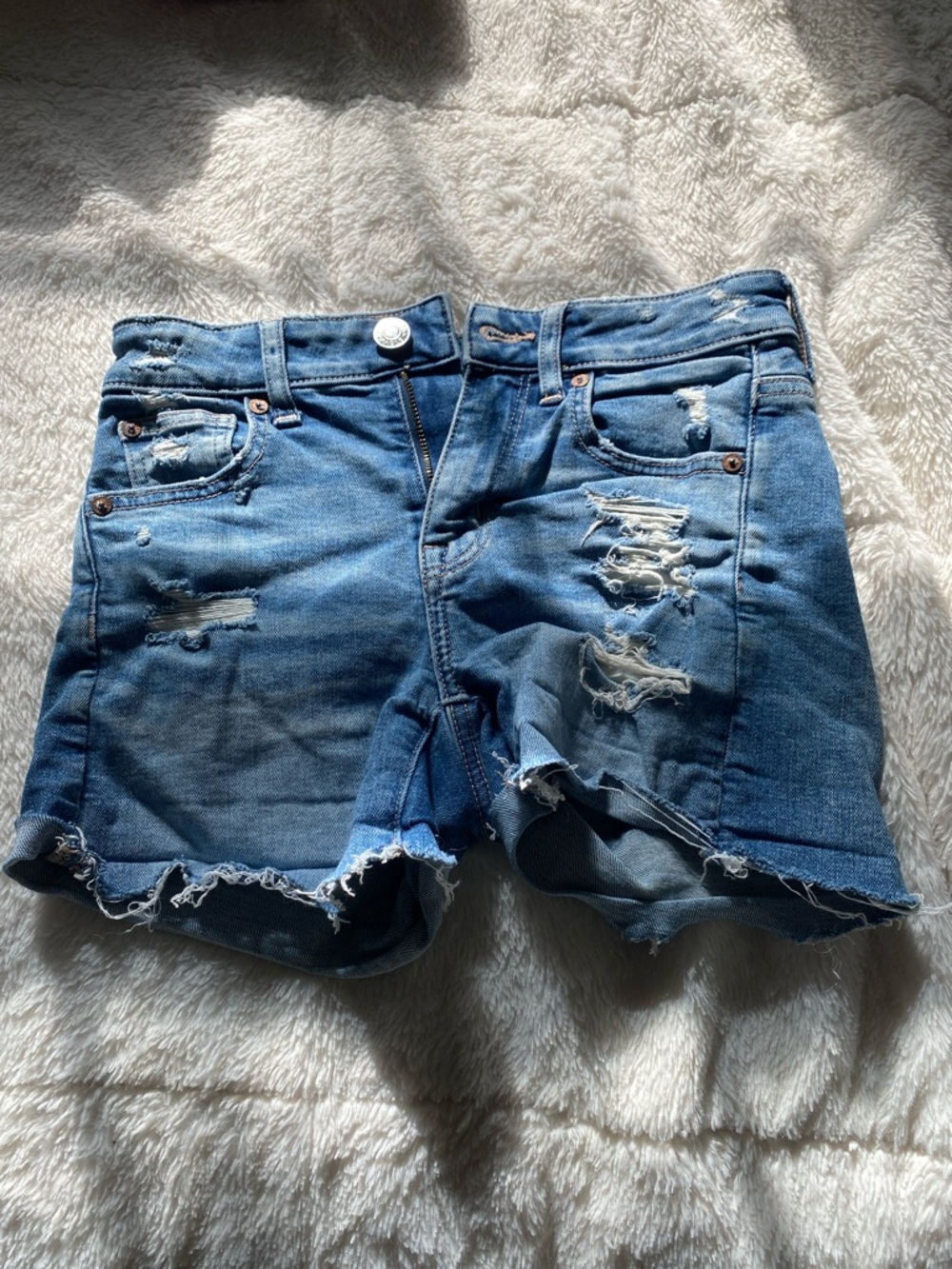 American Eagle Outfitters Blue Denim Shorts